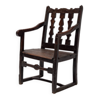 18th Century French Provincial Oak Armchair
