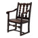 Fauteuil en chêne provincial français du XVIIIe siècle