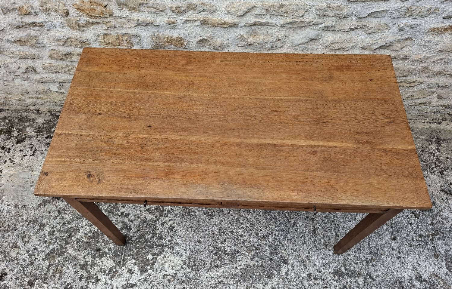 Oak farmhouse table 129 cm x 68 cm