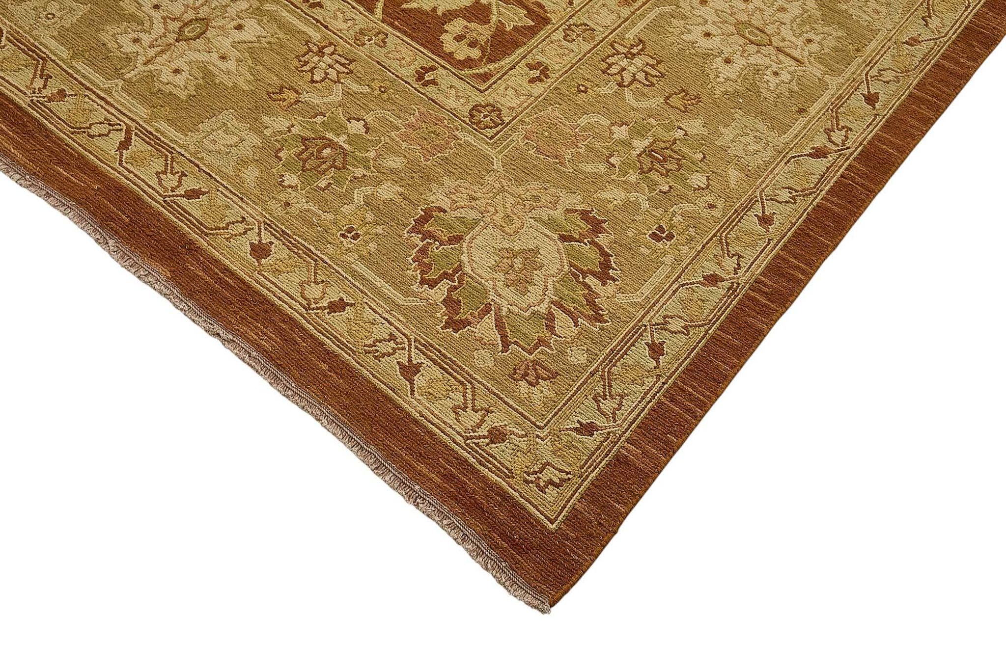 Turkish Handknotted Wool Oushak Rug 268 cm x 358 cm