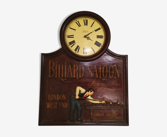 Country Corner billiard saloon clock | Selency