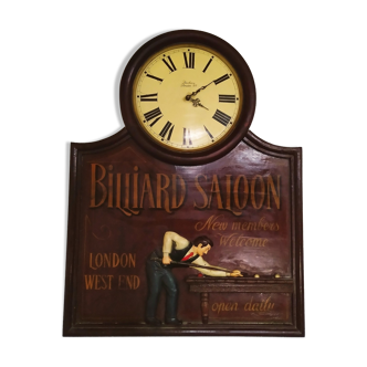 Country Corner billiard saloon clock