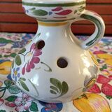 Keraluc vase in Quimper floral decor