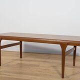 Table basse vintage en teck par Johannes Andersen pour CFC Silkeborg, Danemark, 1960s