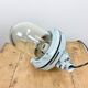 Grey industrial explosion proof lamp, 1970s