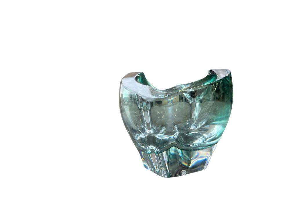 Val Saint Lambert Vintage Glass Ashtray