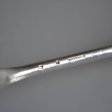 6 silver plated soup spoons P de Ruolz silver plated soup spoons 21.8 cm