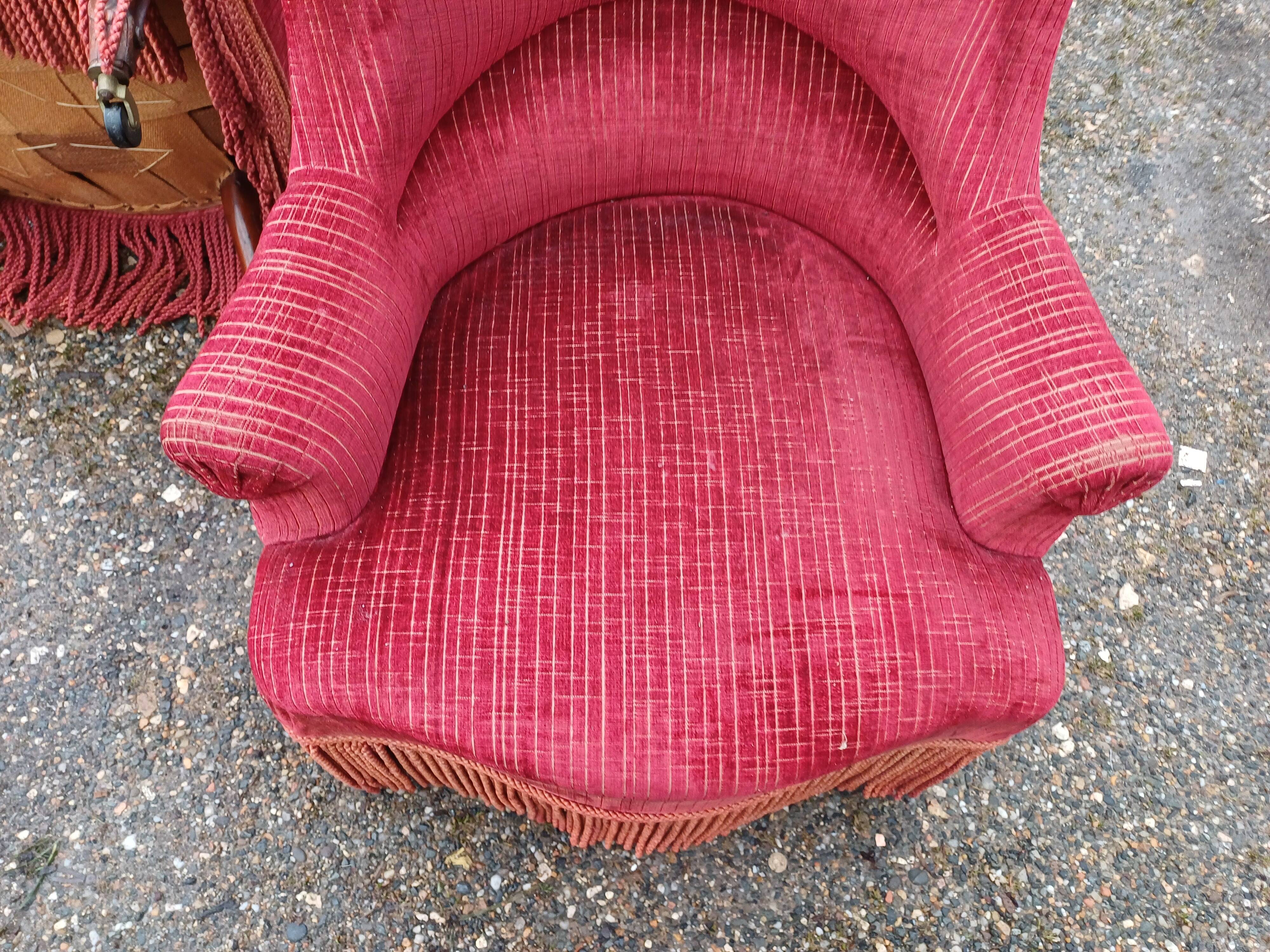Pair of Napoleon III Frog Armchairs