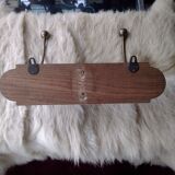 Wall coat rack 2 pateres