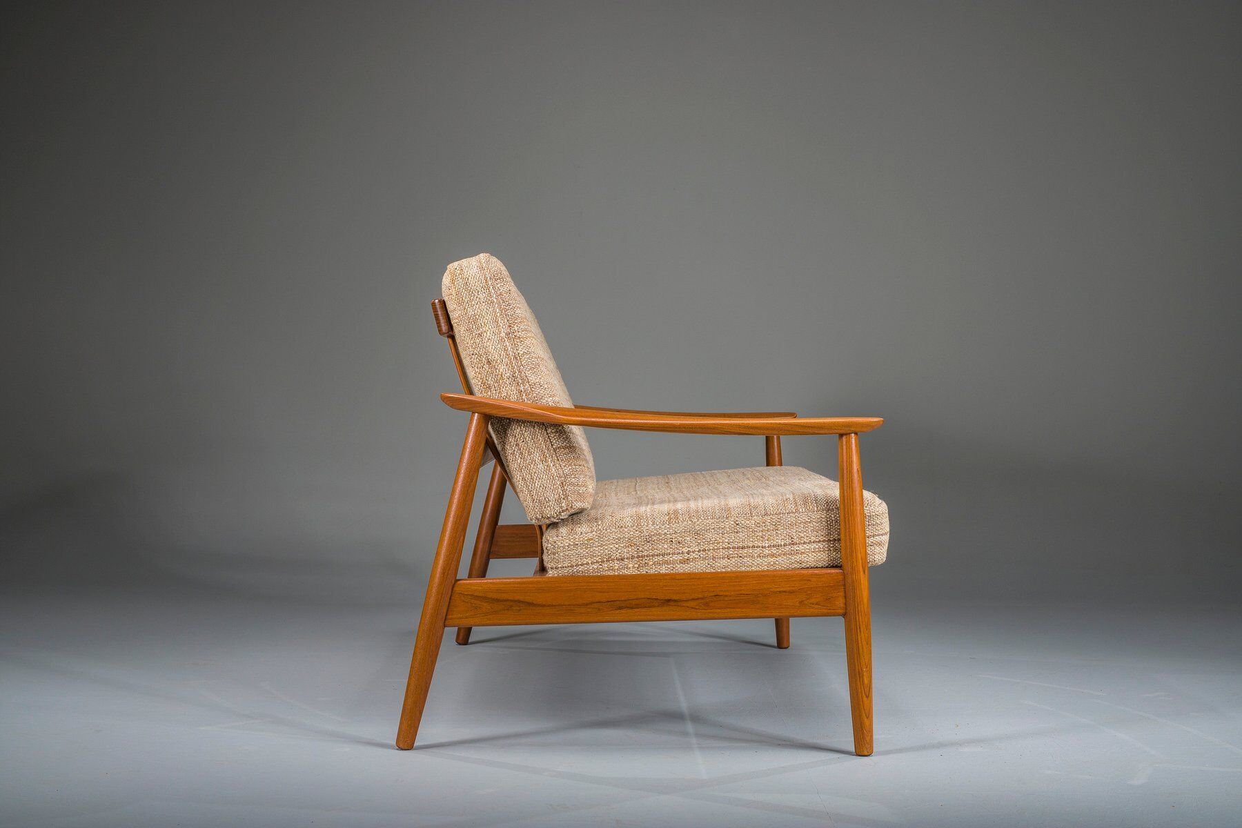 Danish modern seating set in teak by Arne Vodder for France & Søn, 1960s, set of 3