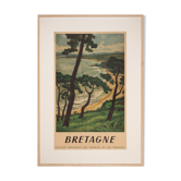 Bretagne, SNCF Travel Poster, 86 x 123 cm
