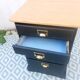 Commode chiffonnier patine noire
