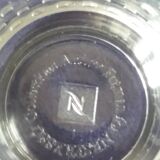 Set de 4 grands gobelets en verre ritual nespresso par andree putman