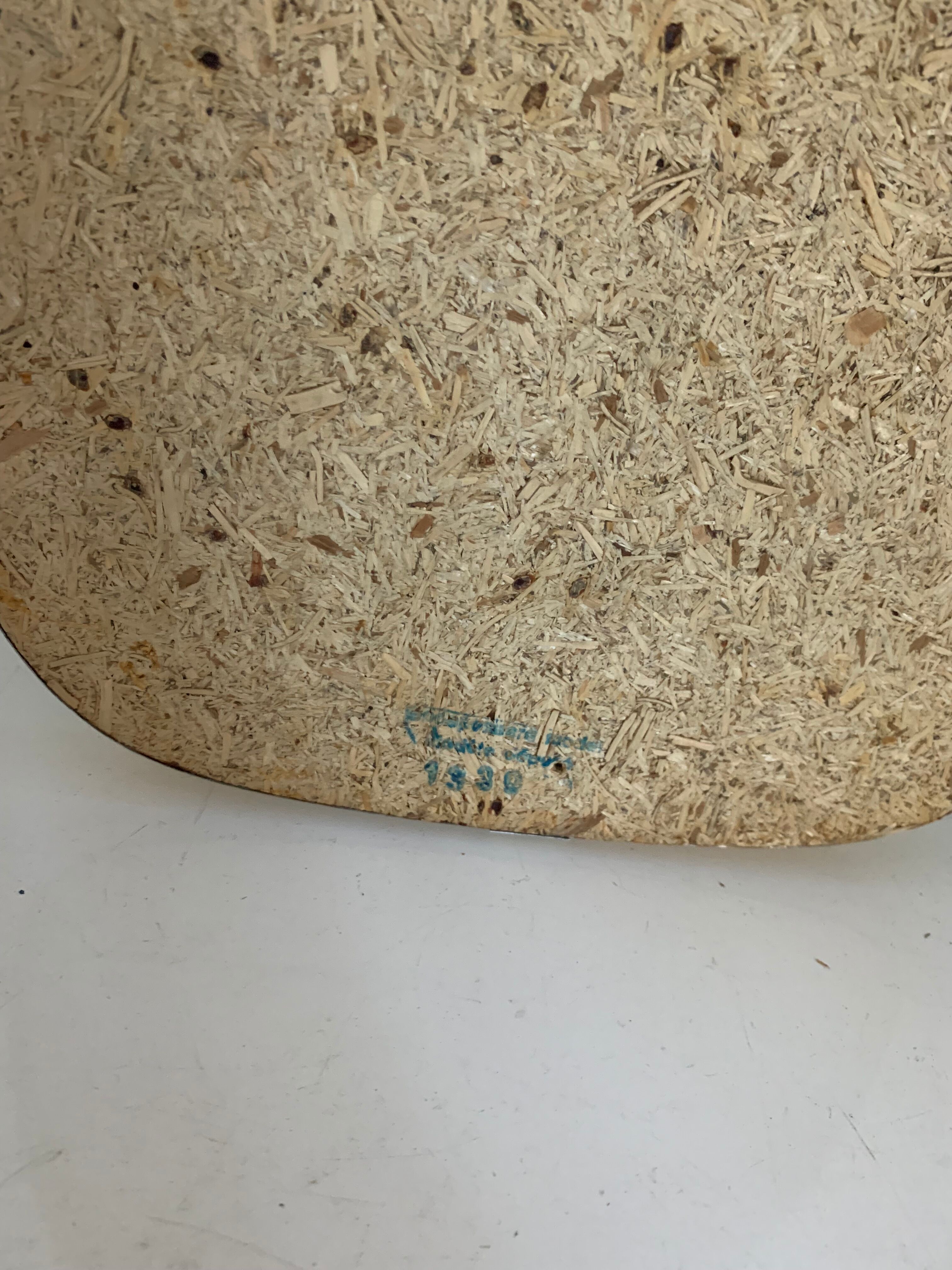 Vintage mirror 1960 asymmetrical mirror - 46 x 24 cm