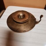 Golden candle holder