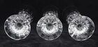 Baccarat Assas model, 3 wine glasses, crystal, signed, 17.9 cm, excellent condition.