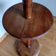 Art Deco lamppost with tablet, wooden