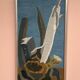 Original Swedish Oil on Canvas – "Aqave" by Marit Wahlström Schönbäck – Signed – Dated 1969 – Framed – 37 × 64 cm