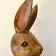 Hare Hennow XL articulated in wood 70cm