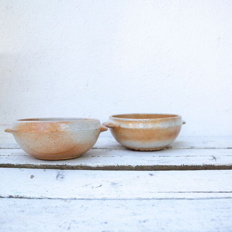 2 bowls in marsh sandstone