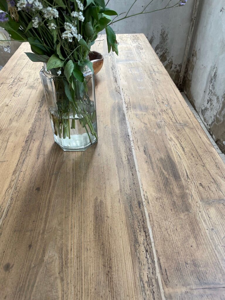 Farm table pine and walnut 2m