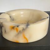 Ashtray empty vintage marble pocket 70s