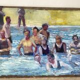 Bain de soleil en piscine signé Patrice Landauer