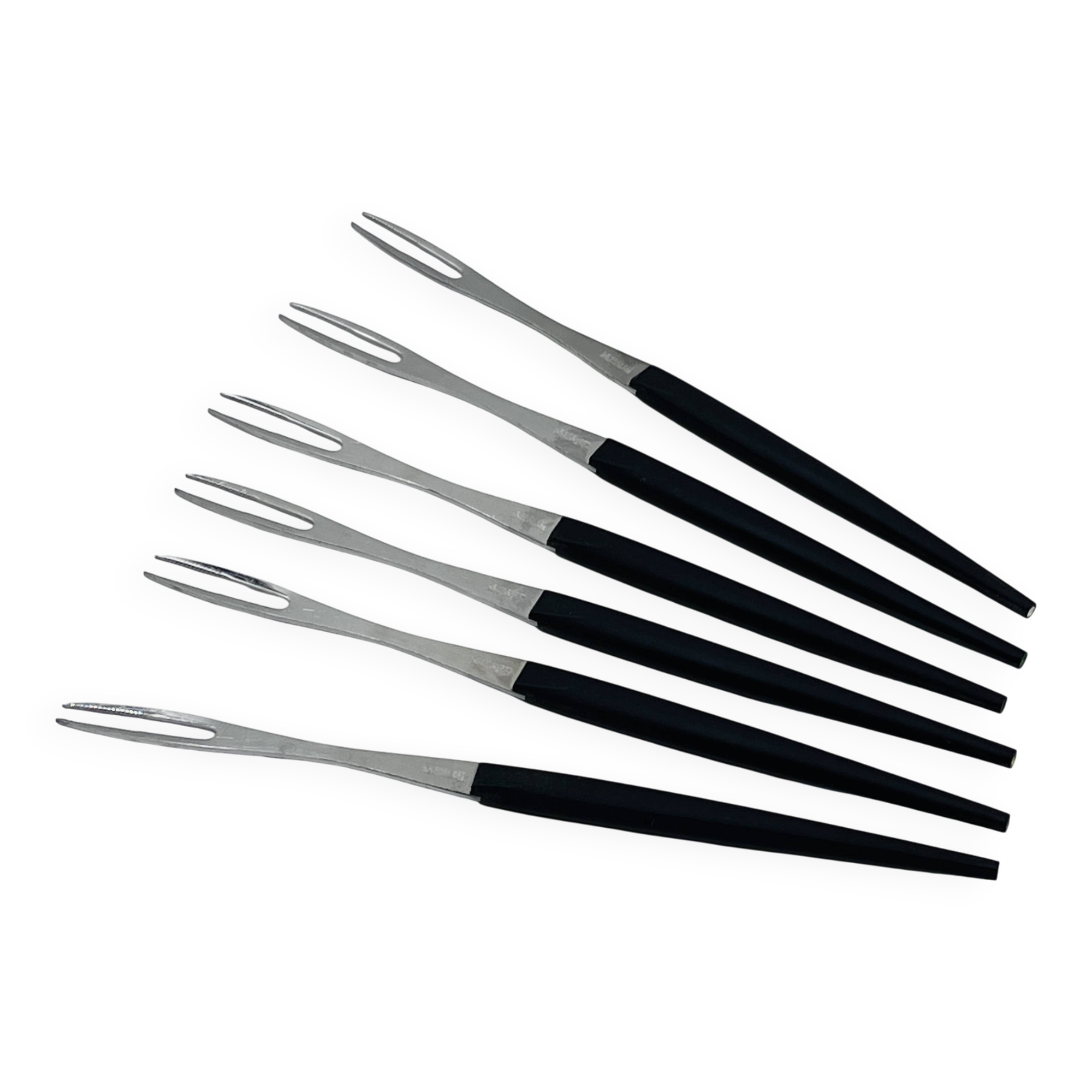 Set of 6 Bourguignonne Fondue Forks Le Creuset