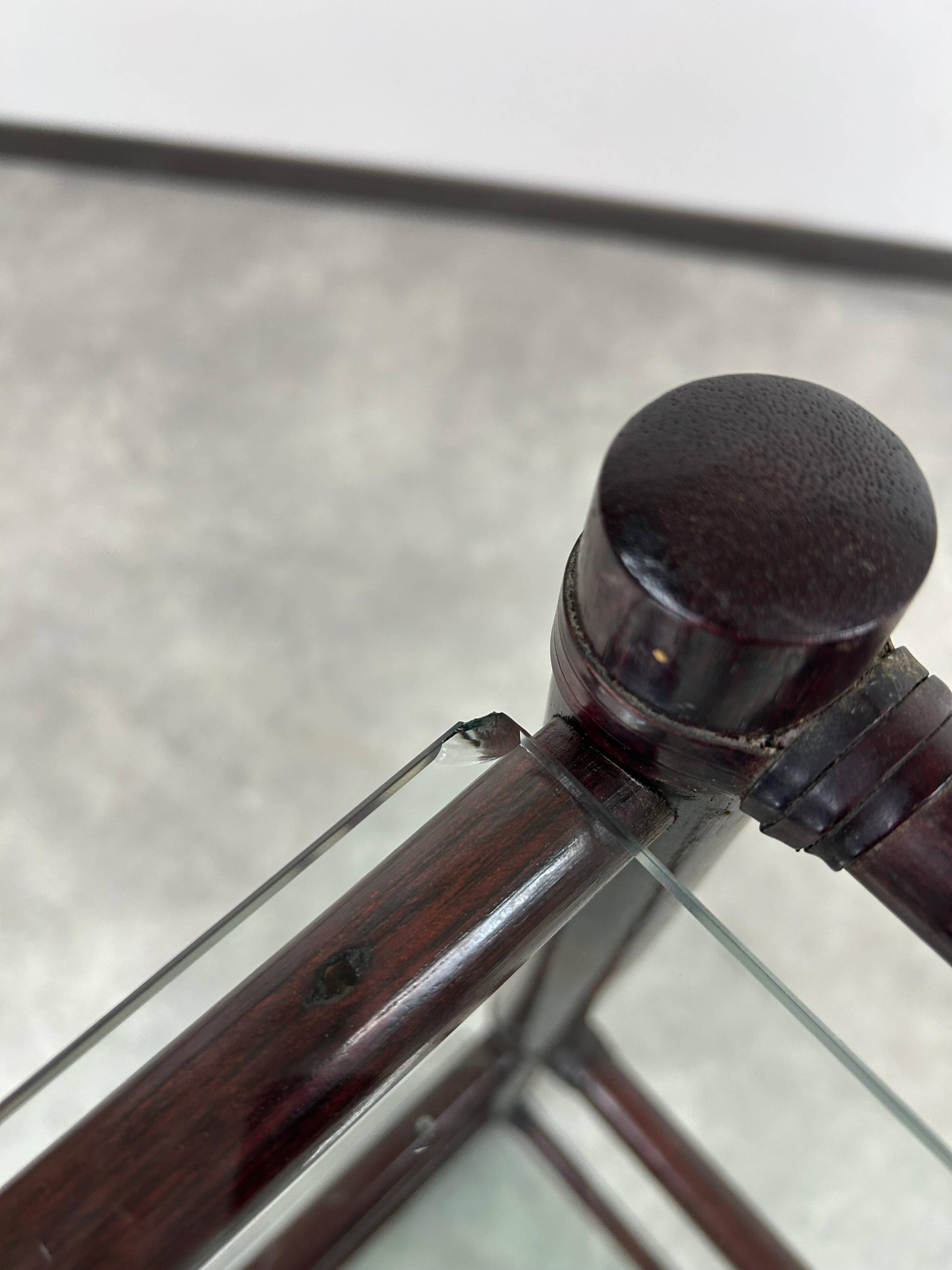 Mid-century bamboo shelf by Gervasoni