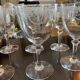 6 wine glasses. Saint Louis crystal, millet model