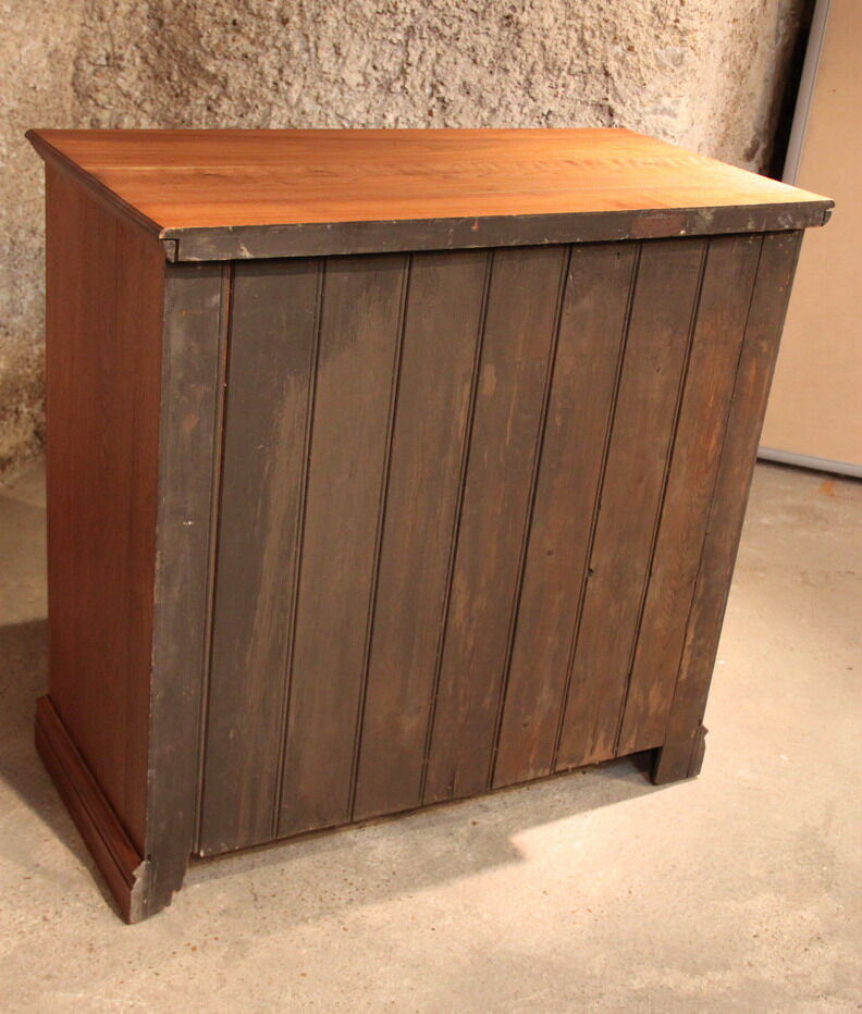 English mahogany black dresser