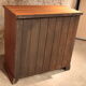 English mahogany black dresser