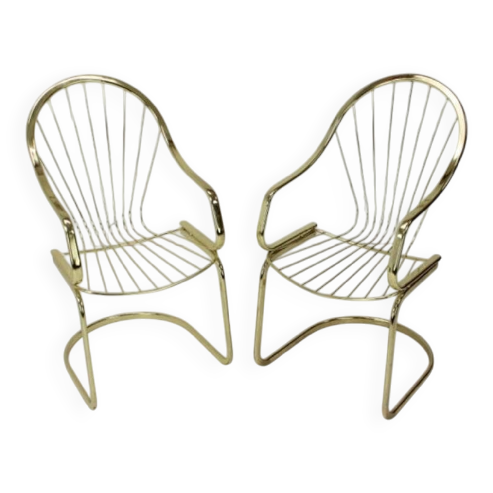 Pair of mid-century chairs designed by Gastone Rinaldi, Italy, 1970
