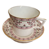 6 tasses à thé en porcelaine anglaise