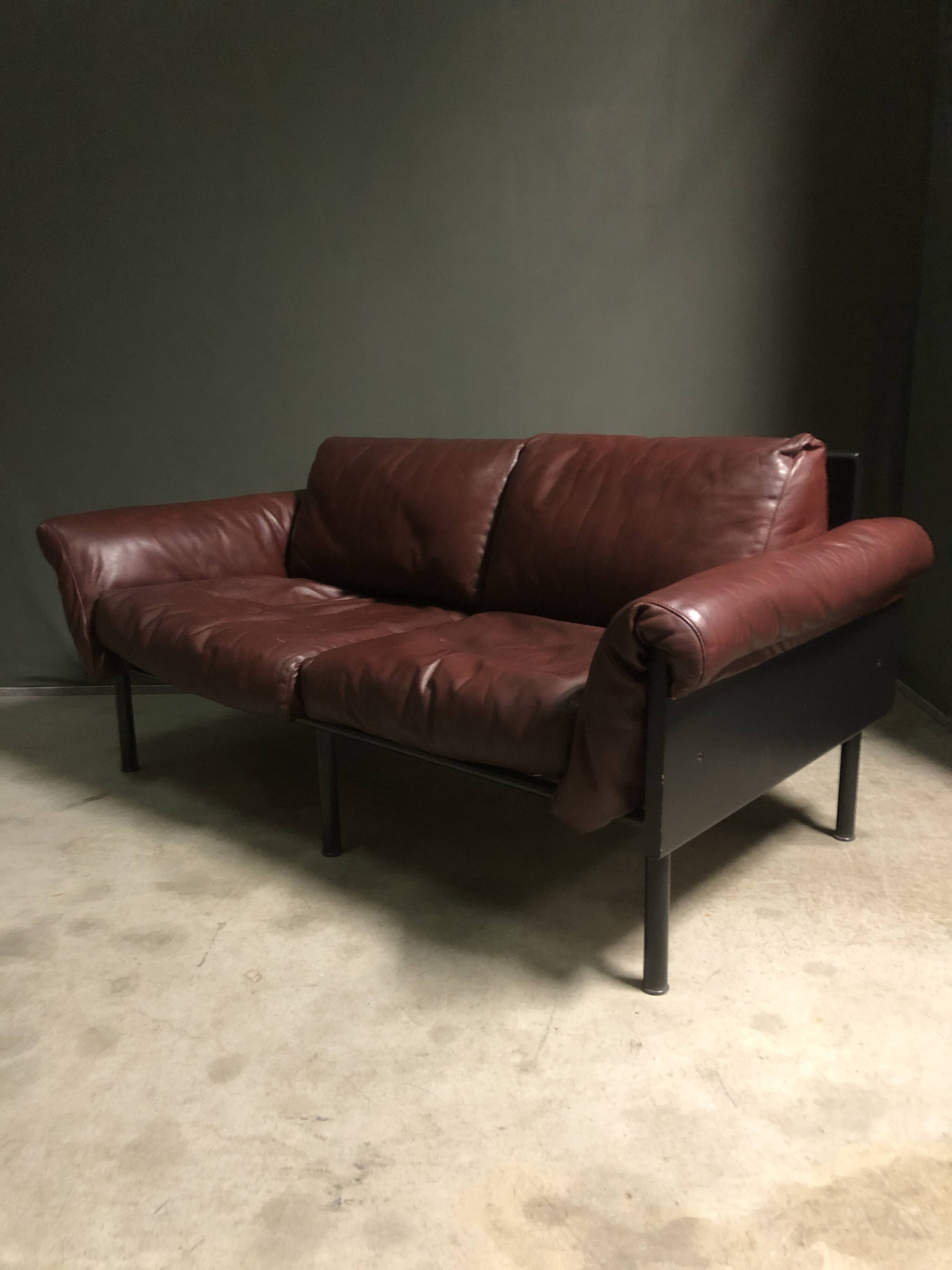2-seater 'ateljee' sofa by yrjö kukkapuro for haimi finland, 1960s