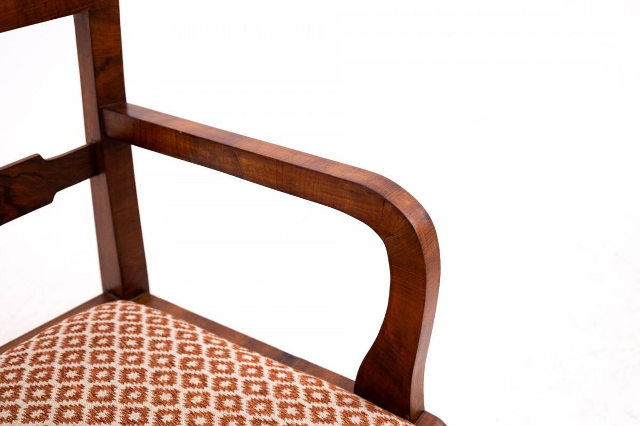Pair of Art Deco armchairs from the 1940s, Poland.