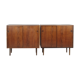 Pair of rosewood slide door sideboards, Denmark 1960s