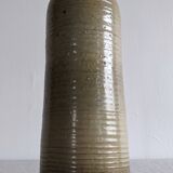 Single-flower vase "bottle" in glazed ceramic dated signed AR78