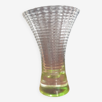 Vase vintage en verre Luminarc