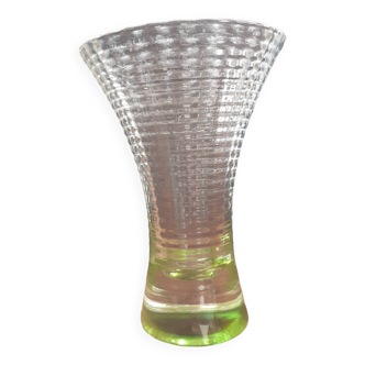 Vase vintage en verre Luminarc