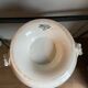 White tureen in earthenware Creil and Montereau nineteenth century