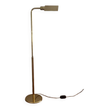 70's brass reading floor lamp