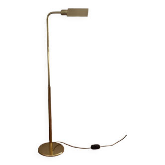 70's brass reading floor lamp