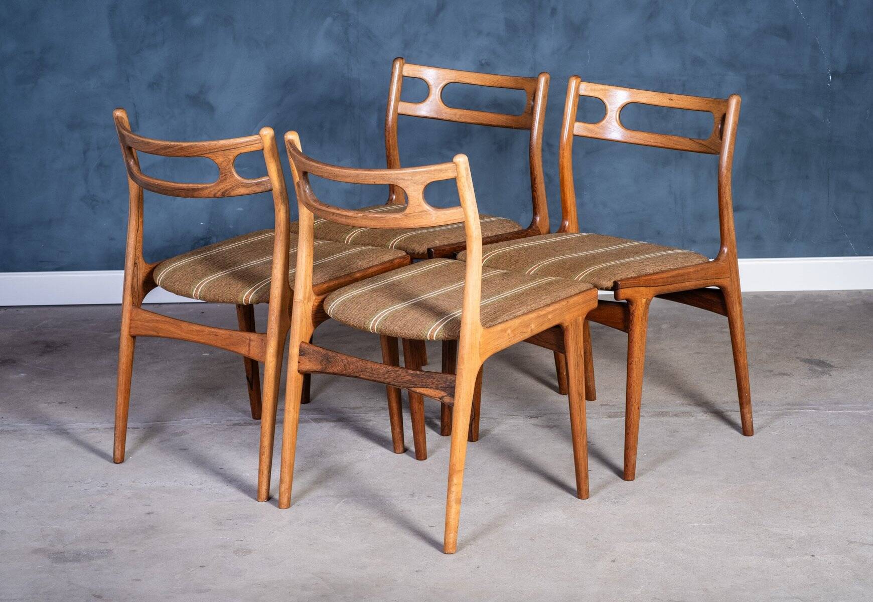 Dining Room Chairs Model 138 by Johannes Andersen for Uldum Møbelfabrik, 1960s, Set of 4