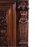 Figural Renaissance cabinet, France, around 1870.