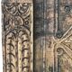 Antique coffre en bois sculpté avec motif végétal période renaissance