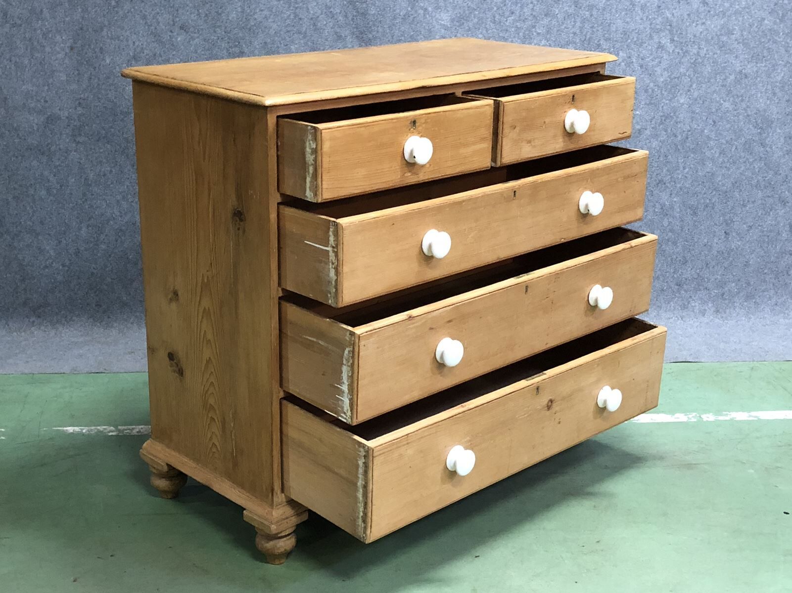 19th century english dresser in pine