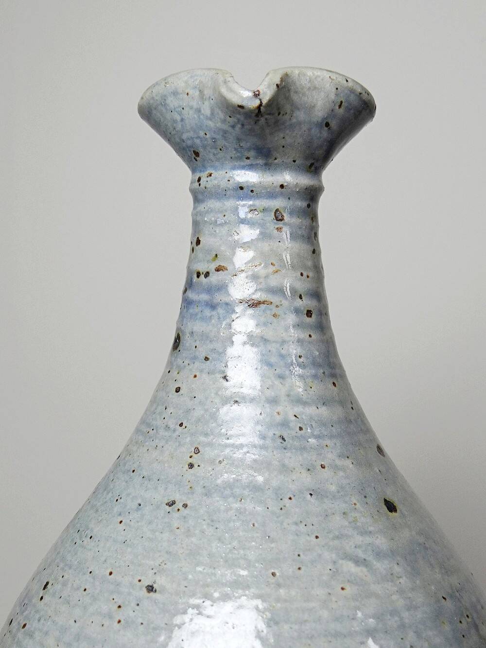 Small carafe, pitcher in vintage hand-turned Migeon La Borne Cher stoneware