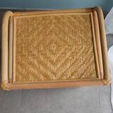 Rattan bedside