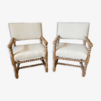 Pair of armchair redone